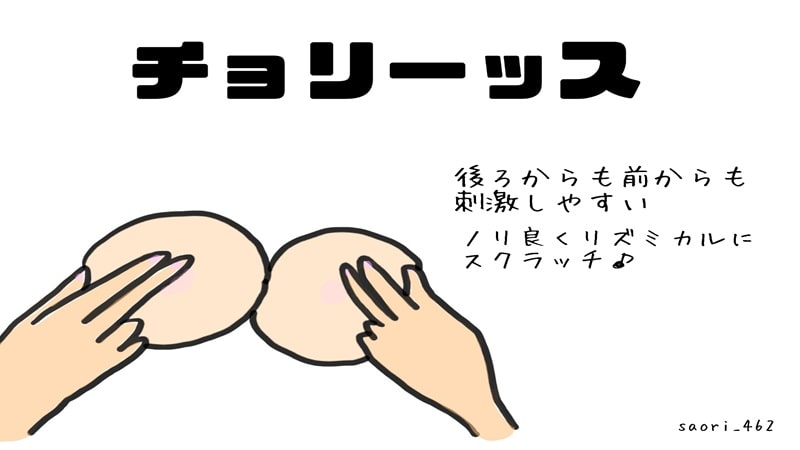 AVの乳首の触り方チョリーッス